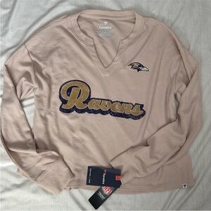 Baltimore Ravens • Go For It Waffle Knit Long Sleeve